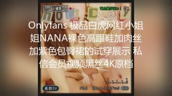 Onlyfans 极品白虎网红小姐姐NANA裸色高跟鞋加肉丝加紫色包臀裙的试穿展示 私信会员视频黑丝4K原档