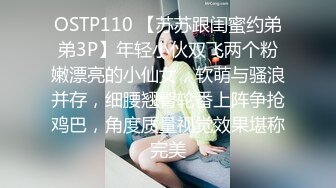 OSTP110 【苏苏跟闺蜜约弟弟3P】年轻小伙双飞两个粉嫩漂亮的小仙女，软萌与骚浪并存，细腰翘臀轮番上阵争抢鸡巴，角度质量视觉效果堪称完美