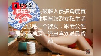 家庭摄像头破解入侵多角度真实偸拍，抽烟背纹烈女私生活曝光也是一个欲女，跟老公性爱还不满足，还总喜欢道具紫薇