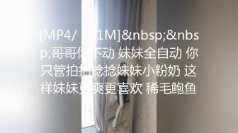 [MP4/ 151M]&nbsp;&nbsp;哥哥你不动 妹妹全自动 你只管拍拍捻捻妹妹小粉奶 这样妹妹更爽更喜欢 稀毛鲍鱼