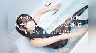 [MP4/1.29G]7/11最新 女神细长黑丝美腿粉嫩小穴逼嫩射后足交服务VIP1196