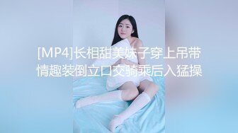 [MP4]长相甜美妹子穿上吊带情趣装倒立口交骑乘后入猛操