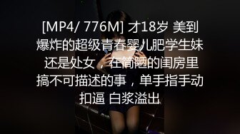 [MP4/ 776M] 才18岁 美到爆炸的超级青春婴儿肥学生妹 还是处女，在简陋的闺房里搞不可描述的事，单手指手动扣逼 白浆溢出