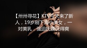 【卅卅寻花】KTV今天来了新人，19岁刚下海小美女，一对美乳，强迫抚摸玩得爽